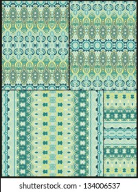 set of azulejo patterns