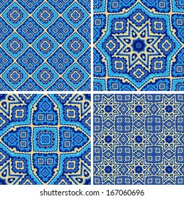 Set of azulejos design