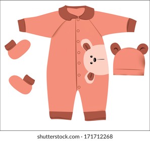 set of baby clothes