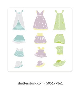 set of baby clothes