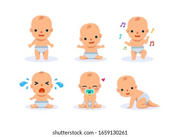 159 Baby Dancing In Diaper Images, Stock Photos & Vectors 