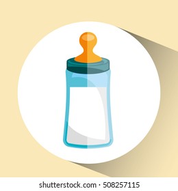 set baby shower boy design graphic vector illustration eps 10