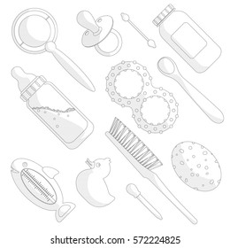 set of baby stuff