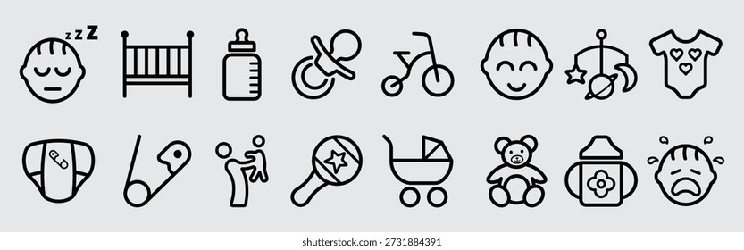 conjunto de Ilustración vectorial babilónica .