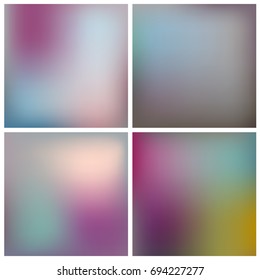 Set background abstract blurry blue. Metal.