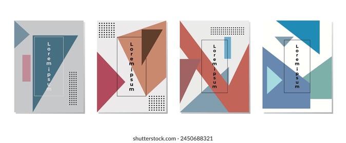 FONDO ESTABLECIDO CON FORMAS GEOMÉTRICAS ESTÉTICAS. COLOR PASTEL DE DISEÑO SIMPLE DE MODA. BUENO PARA CARTEL, FONDO DE PANTALLA, PORTADA, MARCO, VOLANTE, REDES SOCIALES, TARJETA DE FELICITACIÓN