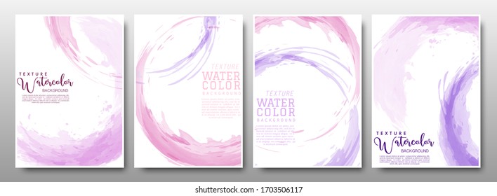 Set of background circle splash stain pastel pink. Vector template used as being an element in the decorative design of banner, cover, poster, card, and brochure.
