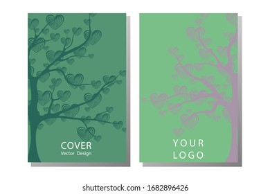 Set background for covers, invitations, posters, banners. Vector illustration. Premium quality illustration logo design concept pictogram. Vector floral background.