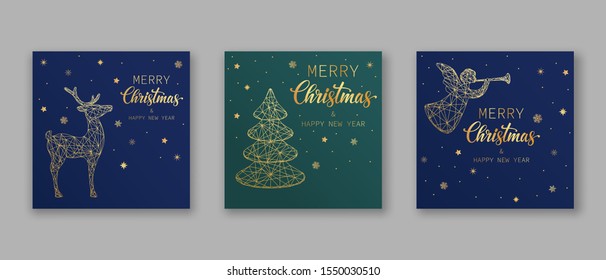 Set background for invitations, posters, banners, flyers, greeting card. Vector illustration.