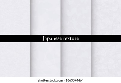 SET: Background material: Japanese paper: blue