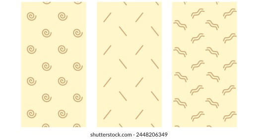 set of background minimalism card