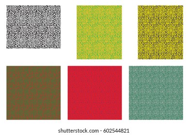 Set of background with shapes indefinite form as stones. Vector illustration. 