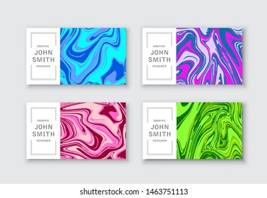 Set background style decorative abstract flowing liquid splash for backdrop space. Web fluid pattern texture template for design and vector illustration.