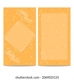 Set Background for text. Template for stories. Creation of plots. Social media posts. For headline and photos. Blogging. Communication, content, advertising. Poster for advertising. Modern style.