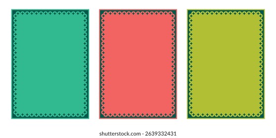 Set of backgrounds for cinco de mayo, fiesta. Mexican templates for invitations, restaurant menu, posters.
