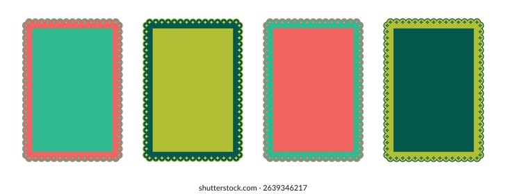 Set of backgrounds for Cinco de Mayo, fiesta. Mexican templates for invitations, restaurant menus, posters, banners.