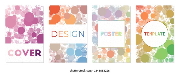 Hintergründe für Cover oder Broschüren. Kann als Cover, Banner, Flyer, Poster, Visitenkarte, Broschüre verwendet werden. Authentische Kollektion geometrischer Hintergrund. Wunderschöne Vektorillustration.