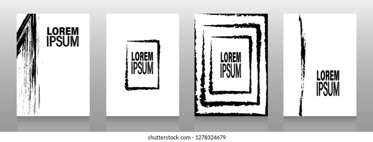 A set of backgrounds / covers / templates / design ideas for books, magazines, catalogs, postcards, flyers, posters, banners, brochures and more. A4, 300dpi, vector graphics.