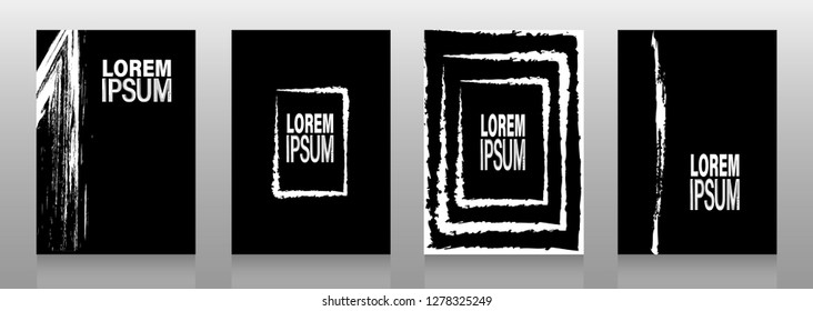 A set of backgrounds / covers / templates / design ideas for books, magazines, catalogs, postcards, flyers, posters, banners, brochures and more. A4, 300dpi, vector graphics.