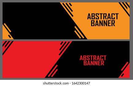 a set of backgrounds with red and orange black color combinations for banners. available in eps10