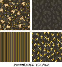 a set of backgrounds for scrap with the monkeys