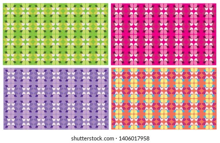 Set of backgrounds seamless, color. For different kinds of products which are parts of same brand.