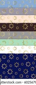 set of backgrounds star 