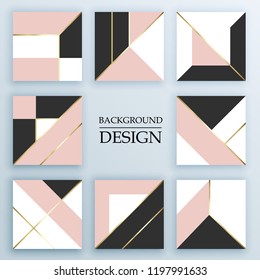 Set of backgrounds with trendy design. Applicable for Covers, Voucher, Posters, Flyers and Banner Designs.