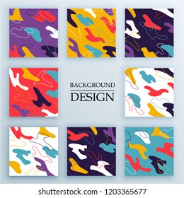 	
Set of backgrounds with trendy design. Applicable for Covers, Voucher, Posters, Flyers and Banner Designs.