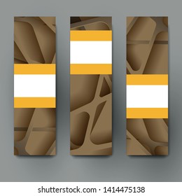 Set of backgrounds with trendy design. Applicable for Covers, Placards, Posters, Flyers and Banner Designs.