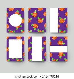 Set of backgrounds with trendy design. Applicable for Covers, Placards, Posters, Flyers and Banner Designs.