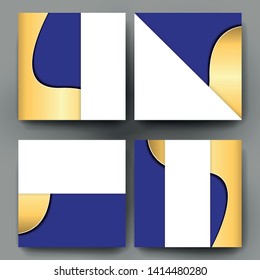 Set of backgrounds with trendy design. Applicable for Covers, Placards, Posters, Flyers and Banner Designs.
