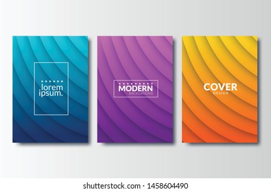 Set of backgrounds with trendy design. Applicable for Covers, Placards, Posters, Flyers and Banner Designs