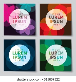 Set of backgrounds with trendy design. Applicable for Covers, Voucher, Posters, Flyers and Banner Designs.