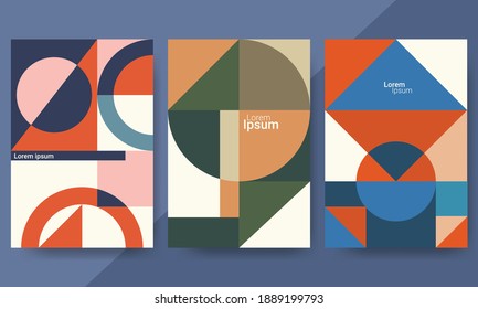 Set of backgrounds with trendy design. perfect for Covers, Posters, and Banner Designs