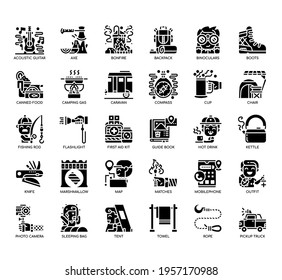Set of Backpacker thin line and pixel perfect icons for any web and app project. 