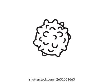 Set of an Bacteria and Virus Illustration