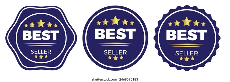 Set of badge best seller, best choice, best price, best quality. Quality badge, emblem. Modern vector. 11:11