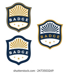 Set of Badge stamp certificate premium royal sign .vector template illustration