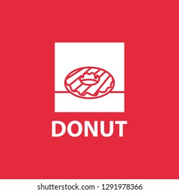 Set of badges, banner, labels and logos for donut shop and bakery. Vector illustration.