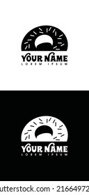 Juego de insignias, pancartas, etiquetas y logos para la tienda de donuts y panadería.