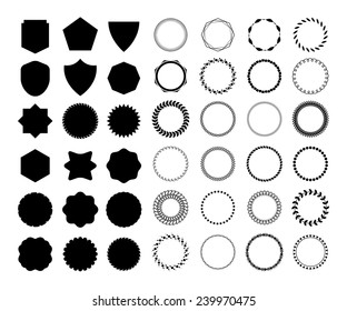 Set of badges, labels, emblems 
