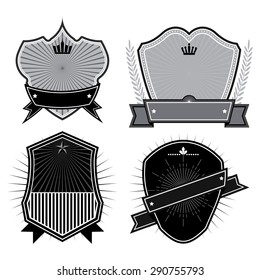 Set of badges ribbons,banner and labels .eps10
