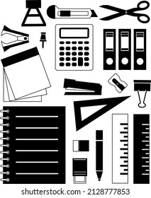 conjunto de tarjetas de papel, para oficina