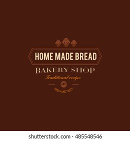 Set of bakery badges with bread, pastry icons and design elements. Vector labels and bakery logo for signage, branding, advertisement.
