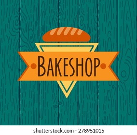 Set of bakery logos, labels, badges and design Elements. Fresh bread, cakes, pies. The trendy contemporary style