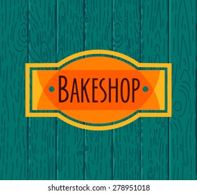 Set of bakery logos, labels, badges and design Elements. Fresh bread, cakes, pies. The trendy contemporary style