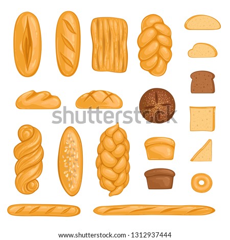 Similar – Image, Stock Photo Loaf-shaped bread dough on the table