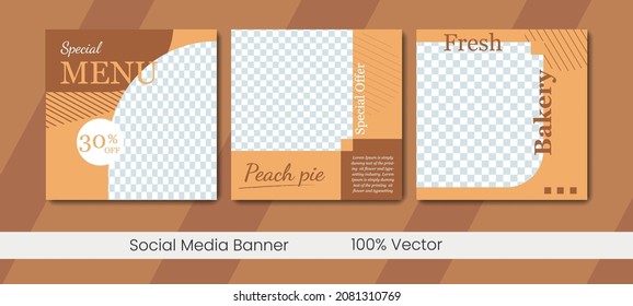 Set Bakery Social Media Post Template