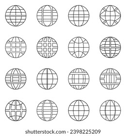 Ball-Symbol. Piktogramm Vektordesign.